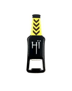 Car Keychine With Metal Opener-Black