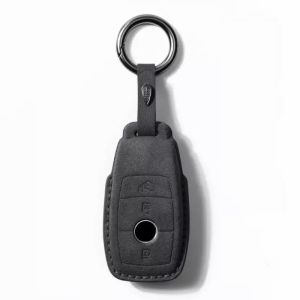Suede Car Keycase For Mercedes Benz