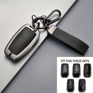 Premium Zinc Alloy Key Fob Cover For Toyota & Jeep