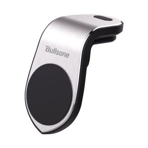 Bullsone Phone Magnetic Holder For Car Vent Silver