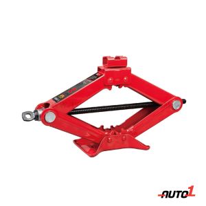 Bigred Heavy Duty Steel Hand Operated Scissor Jack -2Ton Capacity- Red