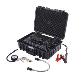 Mini Air Compressor 12V, 2 Cyl, 150Psi, 7.75M Hose