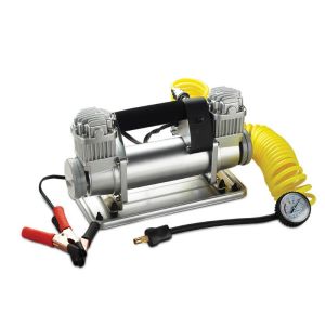Camel H.D Air Compressor 12V, 2 Cyl 150Psi 1.8M Hose