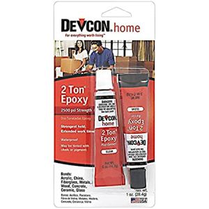 Devcon 2 Ton Epoxy, 5Oz/28.4G Tubes Carded