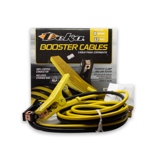 Deka Booster Cable 8 Gauge- 12 Feet B/Y