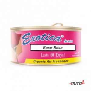 Exotica Scent Organic Air Freshener Rose 42G