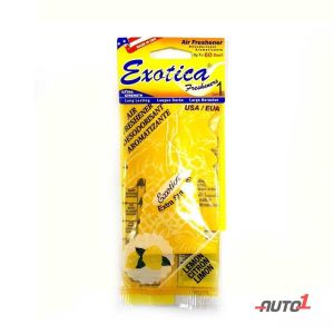 Exotica Palm Tree Hanging Air Freshener Lemon 18G