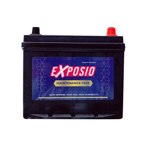 EXPOSIO BATTERY 12V 70A (66/PAL) (80D26L) W/BRACKET WITH ONE YEAR LIMITED WARRANTY
