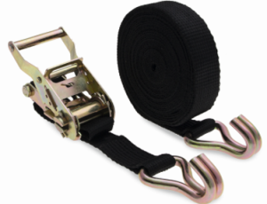 Fabbri Polyester Heavy-Duty Ratchet Strap With 2 Solded Hooks - 7 Meters