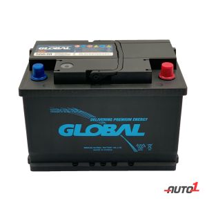 GLOBAL AUTOMOTIVE BATTERY SMF 12V 66A 56638 WITH ONE YEAR LIMITED WARRANTY