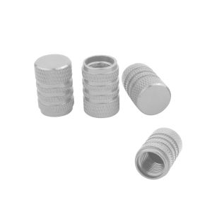 Hypersonic Tire Valve Caps Chrome Chrome