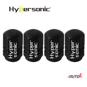 Hypersonic Air Valve Cap-Set Of 4 Black