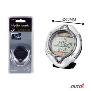 Hypersonic Multi-Function Car Clock Black