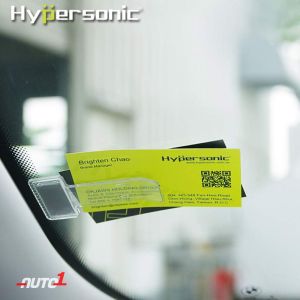 Hypersonic Parking Ticket & Card Holder Clip Transparent