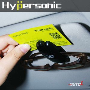 Hypersonic Sunglass Holder Black