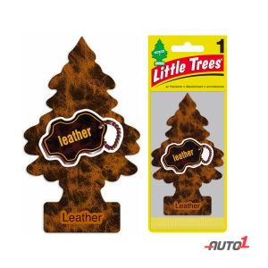 Little Tree Car Perfume Brown,Leather Fragrance Air Fresheners Imported From Usa