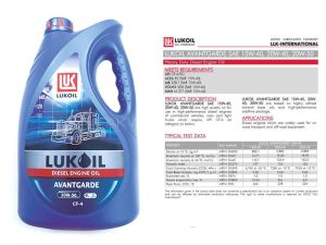 Lukoil 5L Avantgarde Extra 50 Api Ch4 Diesel Heavy Duty Engine Oil