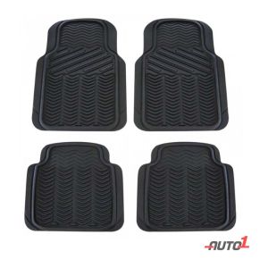 Packypoda All Season Car Mat-Set Of 4 Black