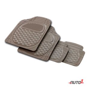 Packypoda Century Car Mat 4Pcs Set Beige