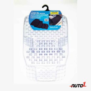 Packypoda Exact Fit Car Mat-Set Of 4 Transparent