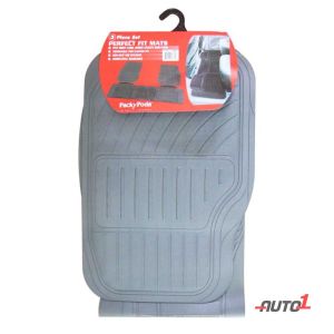 Packypoda Perfect Fit Car Mat-Set Of 3 Grey