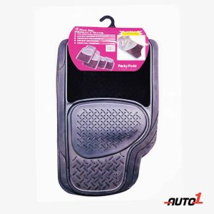 Packypoda Primacy Car Mat-Set Of 4 Black