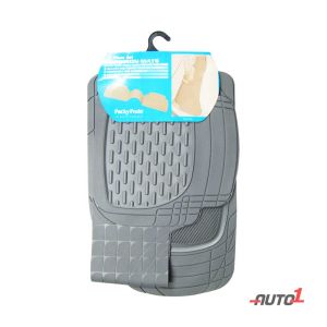 Packypoda Traction Car Mat-Set Of 3 Grey