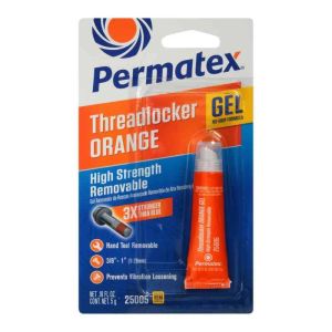 Permatex High Strength Removable Threadlocker Orange Gel 5g