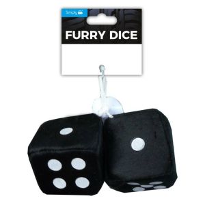 SB Auto Koko Black Furry Dice