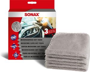 Sonax Microfiber Cloth Soft Touch (3Pcs)