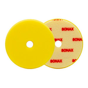 Sonax Polishing Sponge Yellow Dual Action 143mm 1Pcs - Imported From Germany