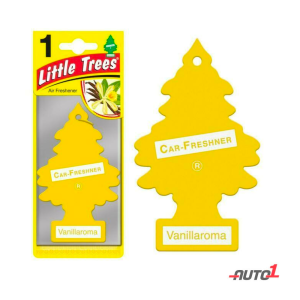 Little Tree Car Perfume Yellow, Vanilla Aroma Fragrance Air Fresheners - Imported From Usa