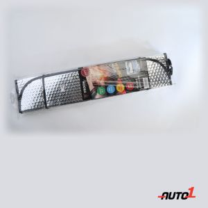 Vroom 130X60Cm Front Sun Shade Silver Bubble Type