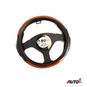 Vroom Steering Cover Plastic Holder Wooden Black